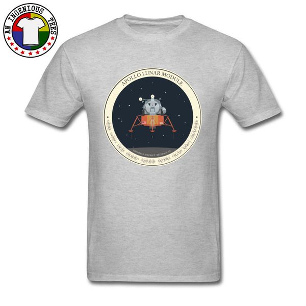 

apollo lunar module spacecraft mens t-shirt space ship moon mars custom t shirt classic popular fashion father tshirts