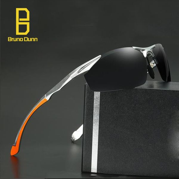 

aluminum magnesium men's sunglasses polarized coating mirror sun glasses male oculos male eyewear accessories for men 8585, White;black