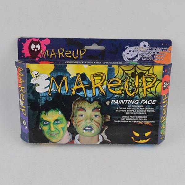 

safety material easy on- off non- toxic halloween baby makeup game for kids age 5