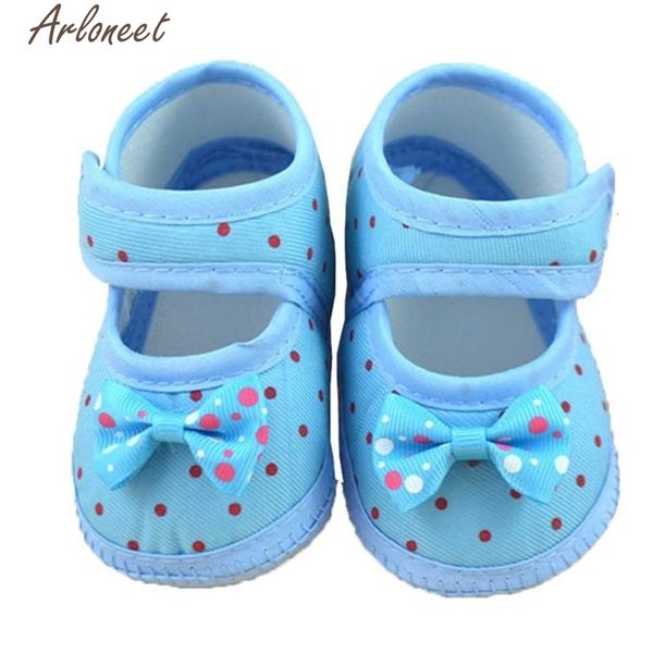 

2 colors fashion first walkers baby shoes lovely baby bowknot soft crib shoes drop shipped st20