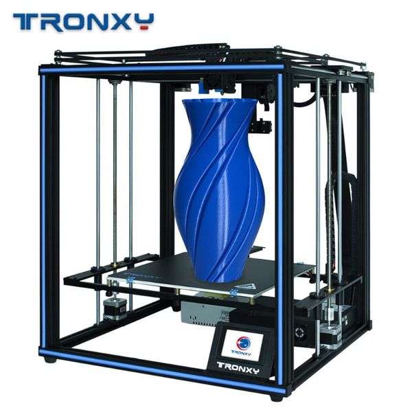 

tronxy upgraded 3d printer x5sa pro titan extruder double axis guide rail build plate resume power failure impresora 3d diy kit