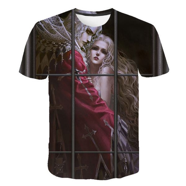 

music girl printed breathable short sleev 3d print shirts hippie oversized anime men clothing