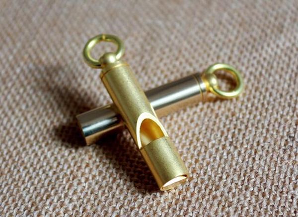 

whistle ball whistle trainning portable edc brass outdoor tools dog survival coach hunting referee emergency school for sports rkjje