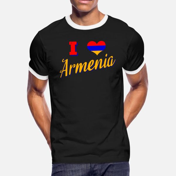 

armenia t shirt men create 100% cotton s-xxxl family anti-wrinkle fashion summer slim shirt