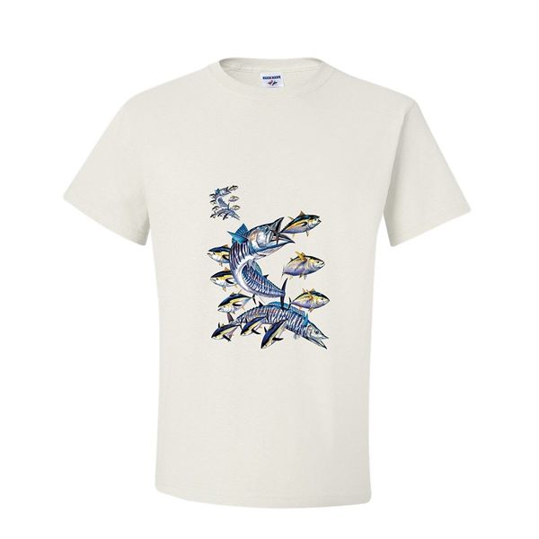 

2019 fashion cotton tee shirt fashion fish eating fishes fishings marine t-shirt