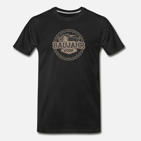 

baujahr biker geschenk born ride 2009 t shirt men design tee shirt crew neck formal crazy funny spring natural shirt