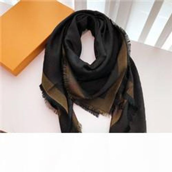 

4 leaf clovers designer scarfs luxury scarf for women multiple use famous shawl scarves 4 color size 140x140cm highly quality with gift box, Blue;gray