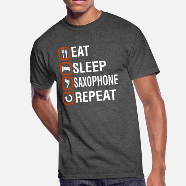 

funny saxophone birthday present t shirt men design short sleeve s-xxxl vintage loose breathable spring leisure shirt