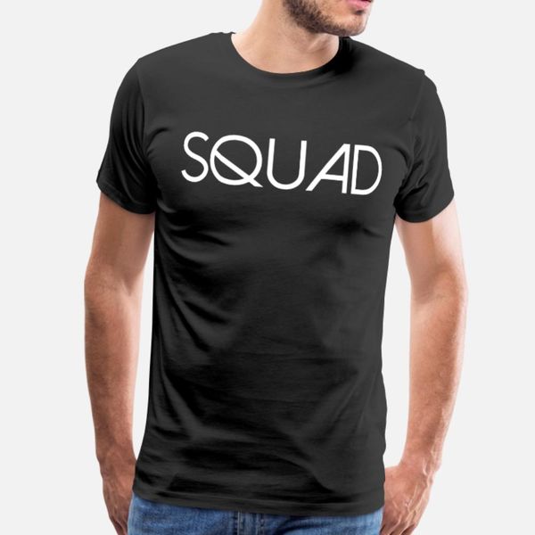 

squad t shirt men customize tee shirt round collar graphic comfortable spring standard shirt
