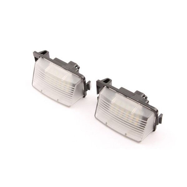 

2pcs white car led license plate light replacement number plate lamp fornissan 350z 370z gtr for infiniti g25 g35 g37