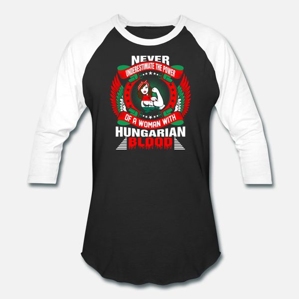 

never underestimate the power hungarian blood t shirt men designing short sleeve s-xxxl pictures loose breathable spring family shirt