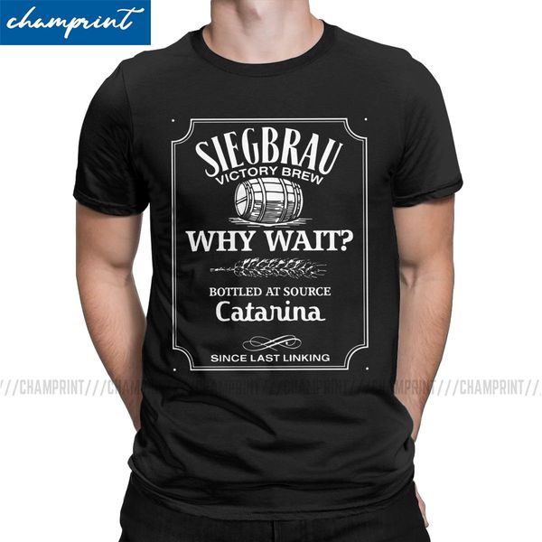 

siegbrau whisky t shirts men cotton novelty t-shirts o neck dark souls game tees short sleeve clothes party