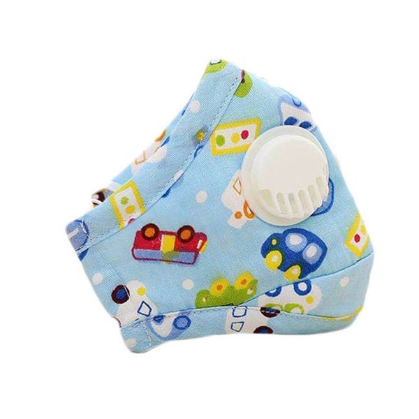 

car face face mask duck kids masks children's pm2.5 filter breathing valve cotton mask anti dust printed cartoon mask1