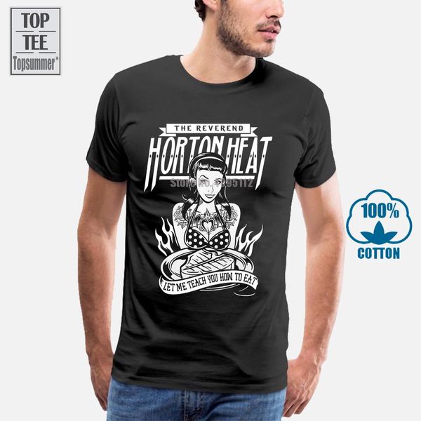 

reverend horton heat men's grill футболка black