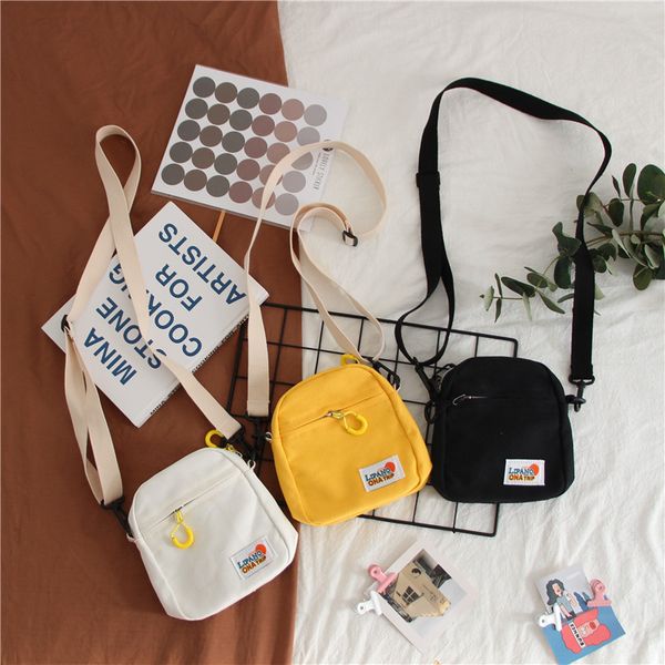 

canvas handbags for women 2020 fashion students school bags for teenager girls college style messenger bags crossbody