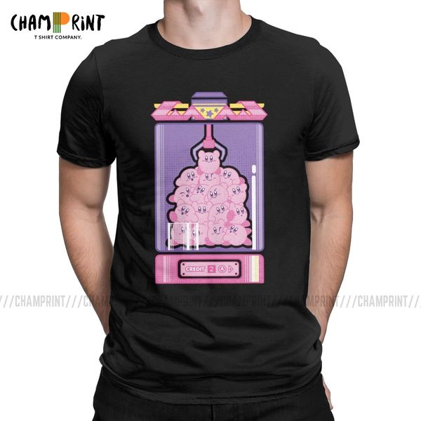 

мужских кирби arcade machine t shirt ностальгия childhood act игры 100% хлопок одежда отдых crew neck тройники идея подарок футболка