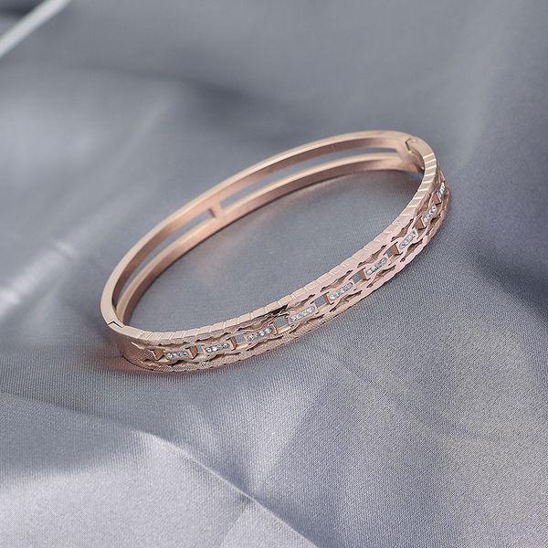 

fashion jewelry titanium steel bangles, roman digital titanium steel bracelet, do not fade, Black