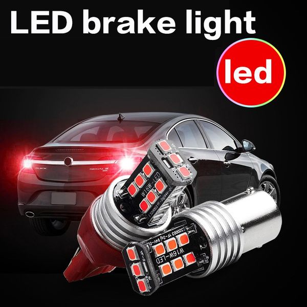 

2pcs car motorcycle light bulb led reverse light 1156 t15 t20 1157 brake lamp w16w w21w wy21w