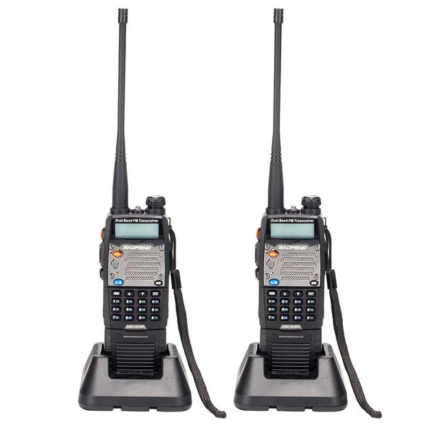 

pcs baofeng 2 uv-5xp extended battery 3000mah 8w dual band walkie talkie with earphones outdoor remote walkie talkie