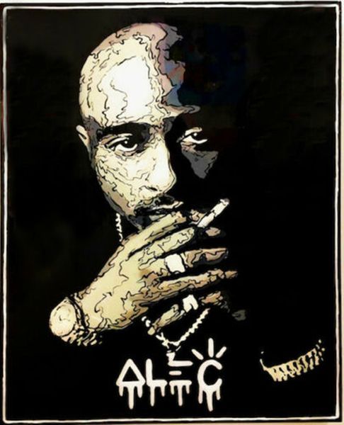 

alec monopoly tribute portrait graffiti art wall decor handcrafts /hd print oil painting on canvas wall art canvas pictures 200819