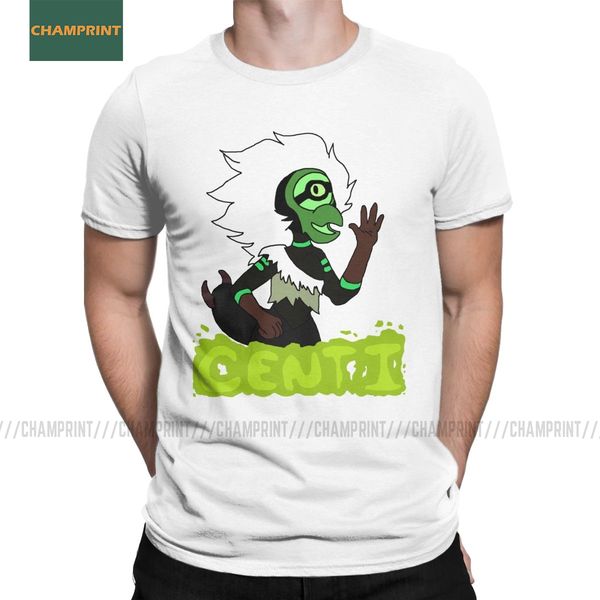 

steven universe centipeetle t-shirt men cotton t shirt cartoon gems crystal beach su emmy rebeca sugar pearl short sleeve tees