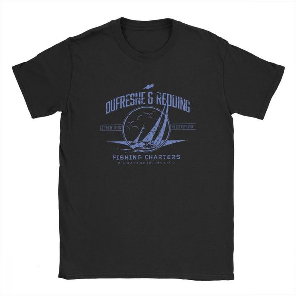

midnite star dufresne and redding fishing charters casual t shirt men fisherman short sleeve summer cotton neck t-shirt