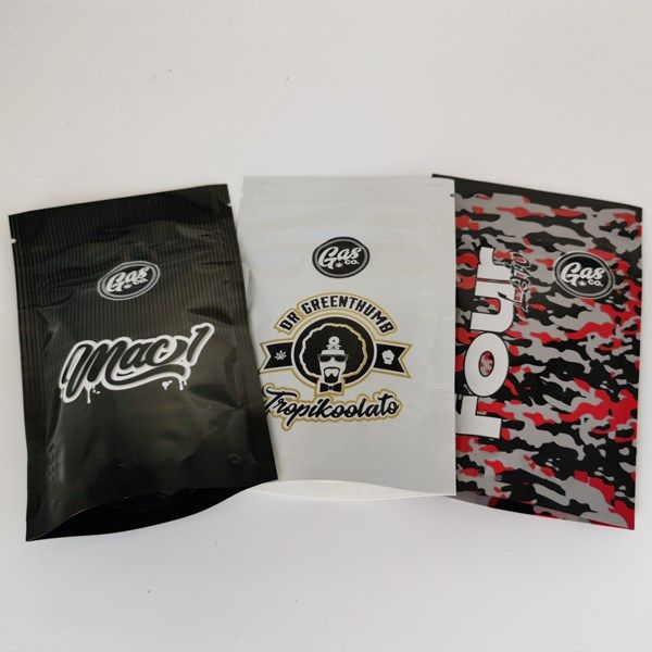 

gasco mylar bag retail package 7 options zipper bag 3.5g 1/8oz gasco mylar bag retail package 7 options