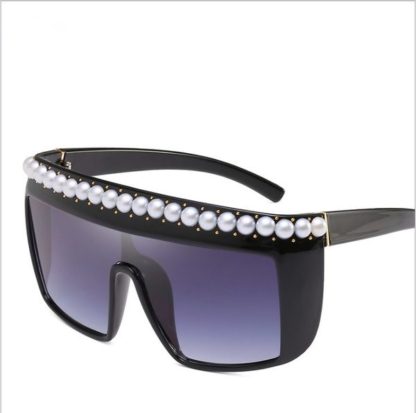 

мода дикого очки классический ретро big box солнцезащитные очки casual, White;black