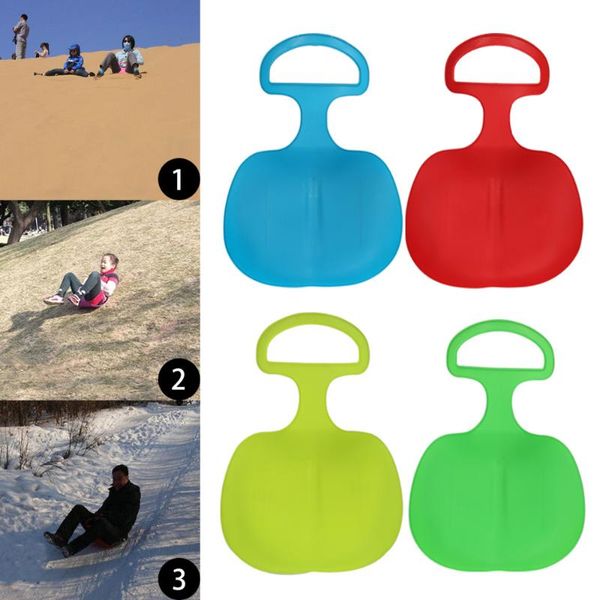 

skateboarding outdoor winter plastic skiing boards snow grass sand board ski pad snowboard sled luge for kids/adult