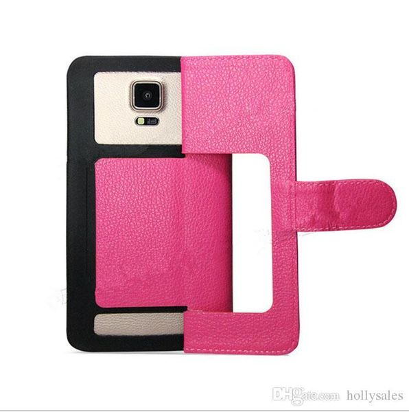 

cgjxs360 rotating universal wallet pu flip leather case with credit card slot and tpu cover for 4 .5 -5 .7inch cell phone mobile phone