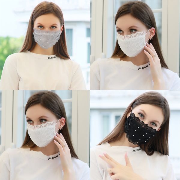

designer face masks fashionface mask cartoon printed masks can wash prective breathable spring mask#318, Black