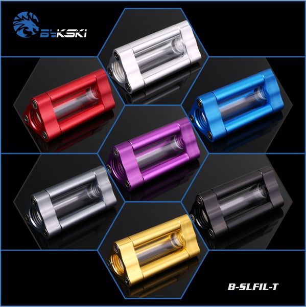

bykski b-slfil-t, acrylic filter, boutique multiple color, g1/4'' female to female filter fittings