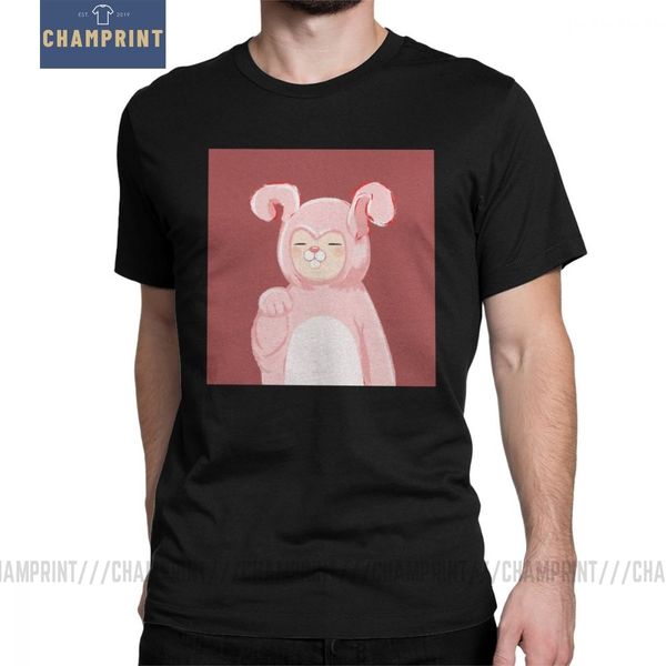 

amazing chandler bing rabbit friends t-shirt men pure cotton t shirt classic tv show funny short sleeve tees birthday gift