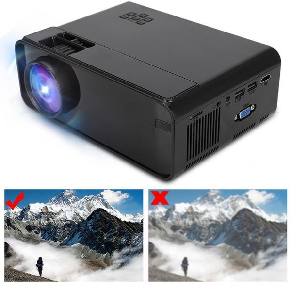 

w13 multimedia home theater 3d hd 1080p led projector mini projector hdmi tv home cinema theatre 720p standard version