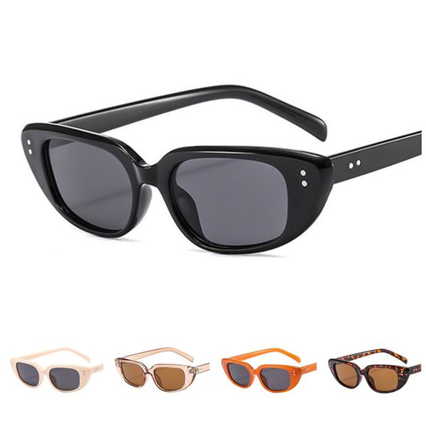 

fashion women & men sunglasses personality sun glasses eyeglasses anti-uv spectacles small frame eyewear adumbral a++ 5 colors, White;black