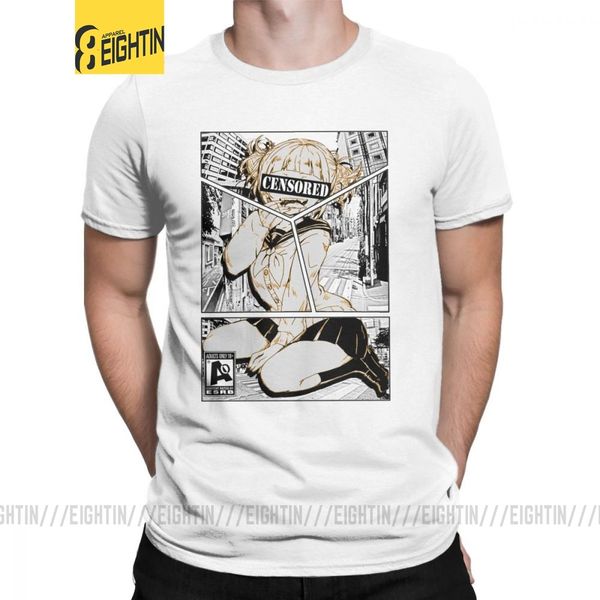 

explicit edit my hero academia t shirt himiko toga t-shirts man's short sleeves tee shirt purified cotton designs t shirt