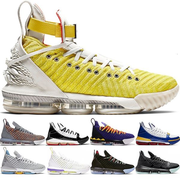 

16 men basketball shoes 16s equality hfr martin remix superbron safari watch the throne trainer athletic sport sneaker drop shipping, Black