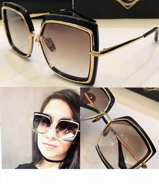 

women square sunglasses gold black brown gradient lenes oculos de sol feminino designer brand sunglasses new with case, White;black