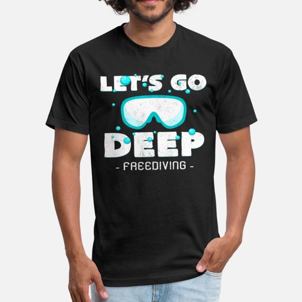 

пусть s go deep фридайвинг freediver смешные поговорки тенниска мужчины customize футболка s-xxxl basic solid сыпучие смешной spring стандар