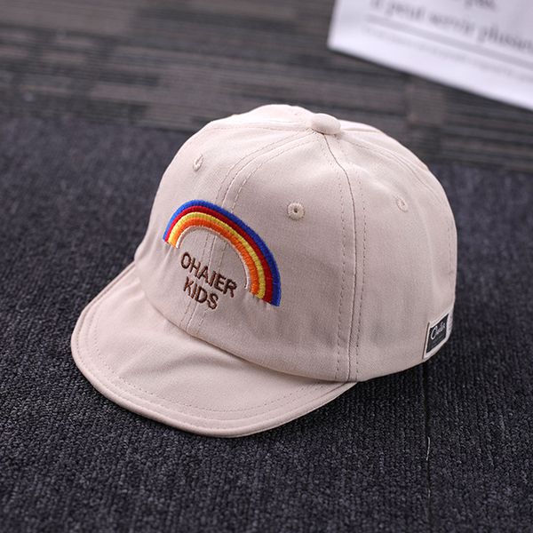 

children's hat boy cap spring and autumn thin sun hat child baseball cap korean, Yellow