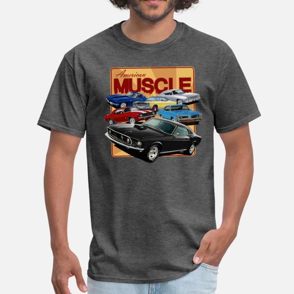 

muscle cars t shirt men designs short sleeve s-xxxl clothes graphic basic summer style natural shirt