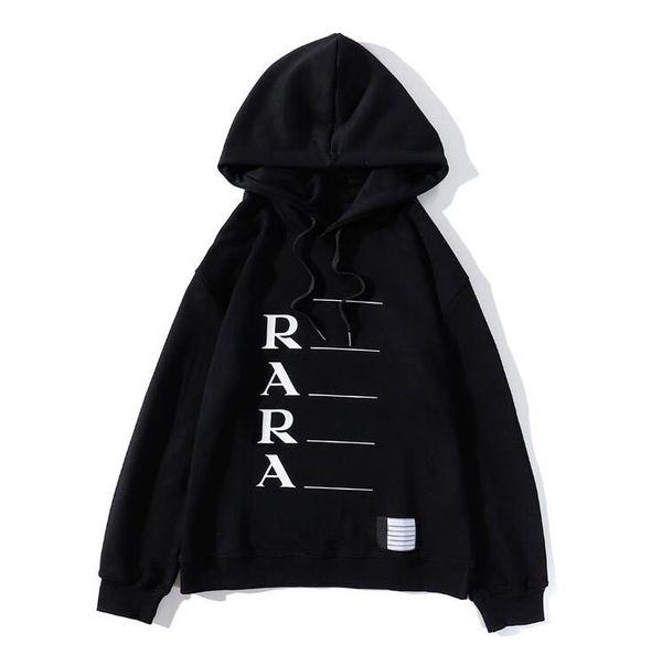 

2020 fashion mens women hoodies sweatshirts with letters spring men hooded sweaters pullover hoodie men women clothing 2 colors m-2xl, Black