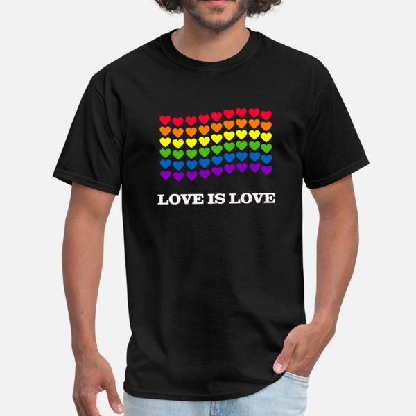

love is love heart lgbt gift t shirt men print 100% cotton s-xxxl leisure fitness comical spring vintage shirt