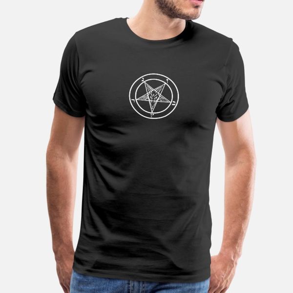 

baphomet symbol t shirt men design cotton crew neck homme sunlight new style spring outfit shirt