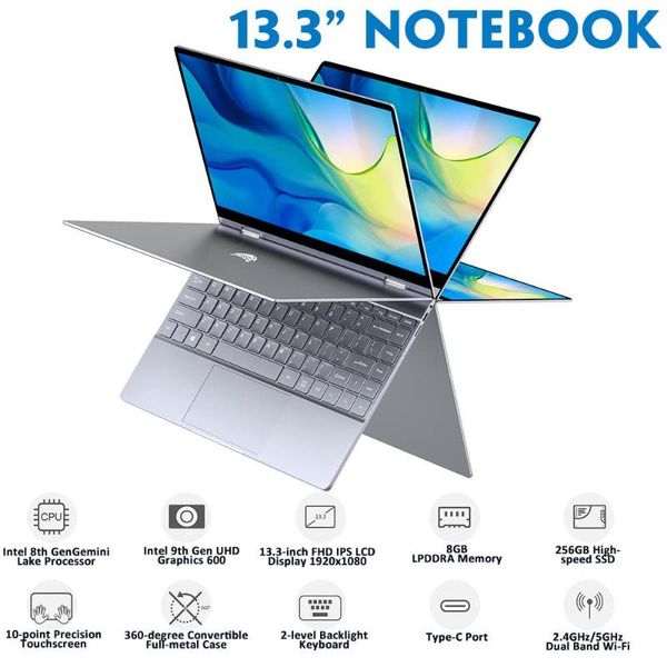 BMAX Y13 Laptop 13.3 inch Intel Gemini Lake N4100