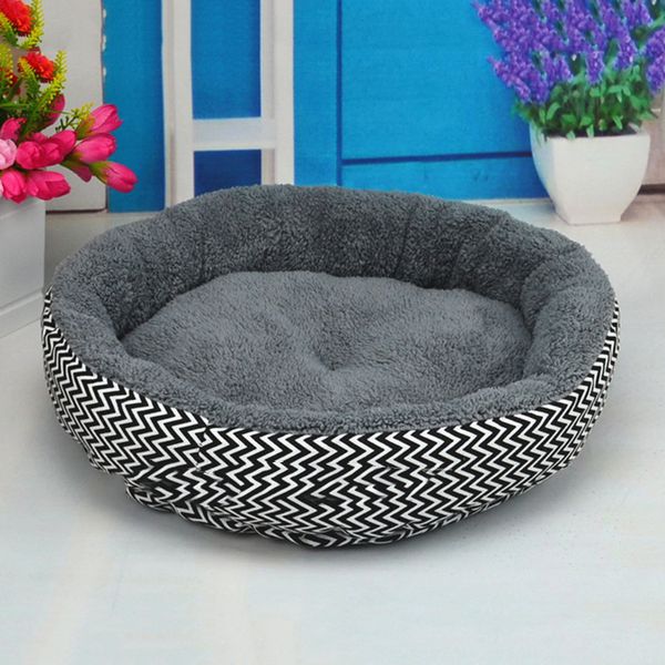 

kennels & pens dog kennel pet bed cotton cat nest puppy house warm mat cushion washable pad neu
