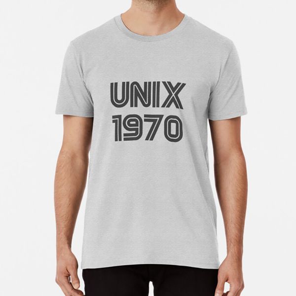 

unix 1970 t shirt unix retro tech 1970 geek programming technology linux