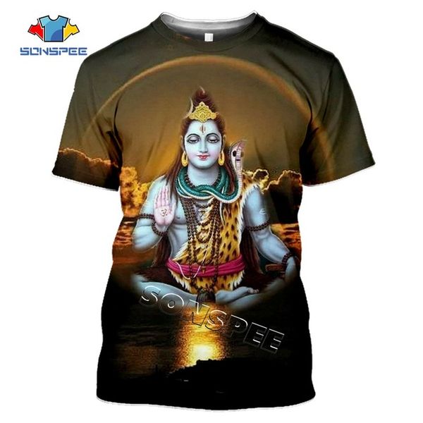 

summer men clothing 3d lord shiva print 3d print shirts kawaii humor hippie men clothing