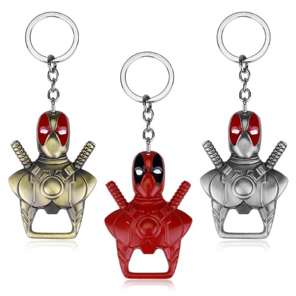 

deadpool mask bottle opener keychain dining room kitchen bar gadgets men women accessories dropshipping, Silver