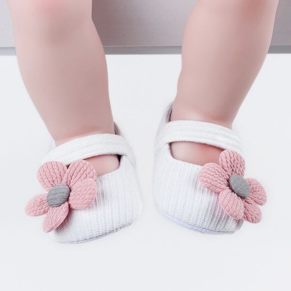 

small flower baby girls shoes princess shoes yarn baby soft bottom stuff